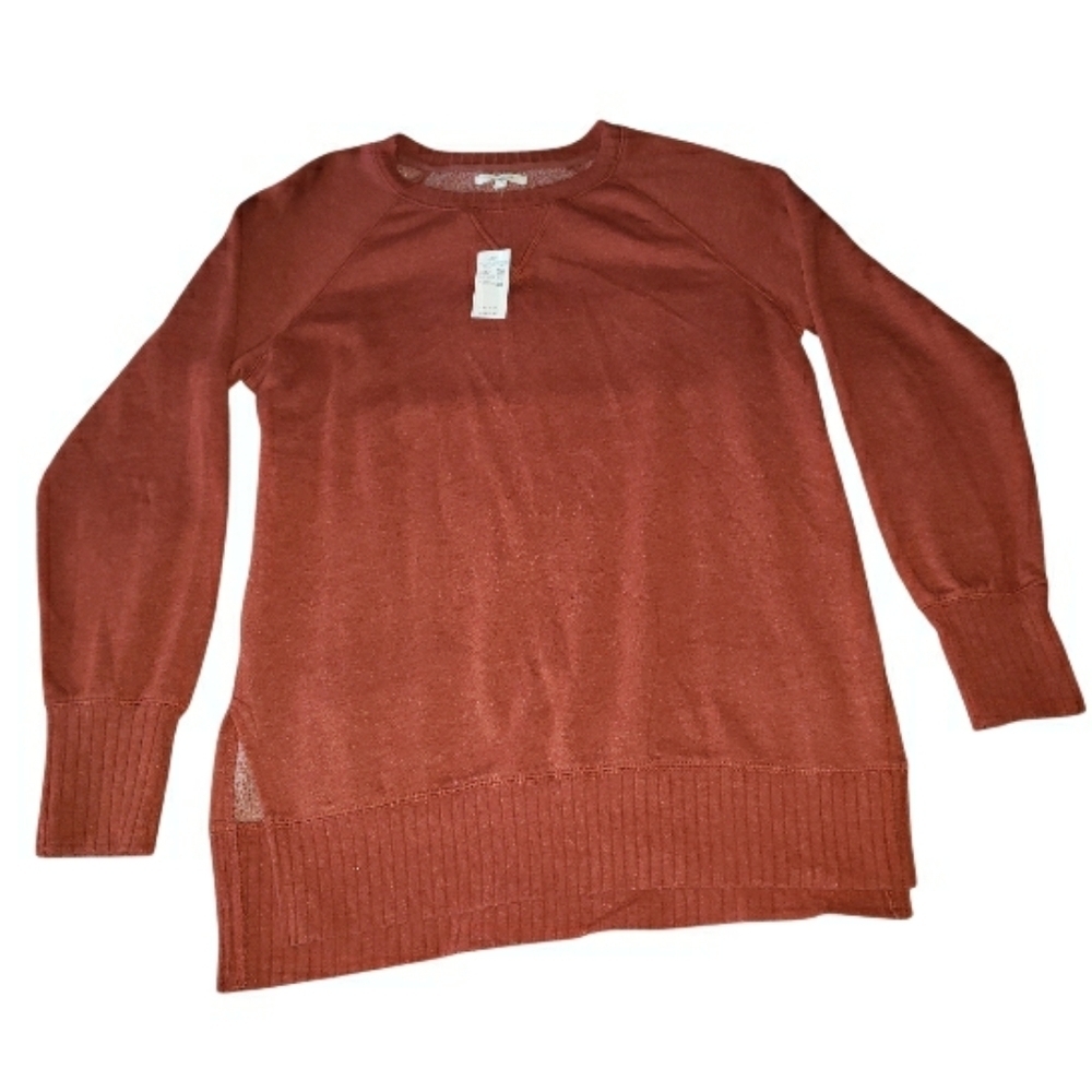 NWT Maurices Lightweight Crew Neck Tunic Sweater- XS